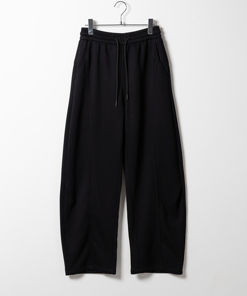 「me+em select」 スウェットパンツ MEDIUM グレー レディース_画像3