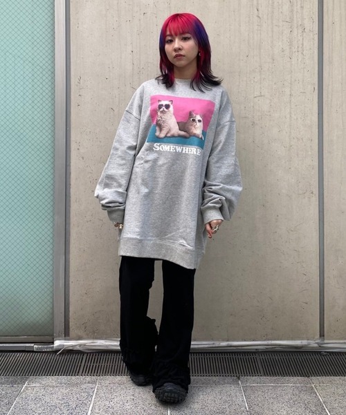 「Candy Stripper」 長袖ワンピース 2 ブラック レディース_画像7