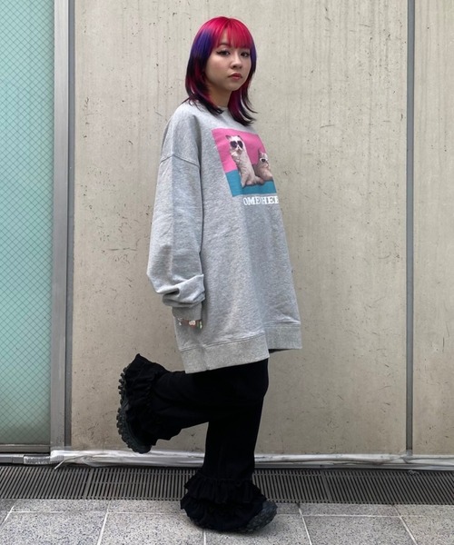 「Candy Stripper」 長袖ワンピース 2 ブラック レディース_画像8