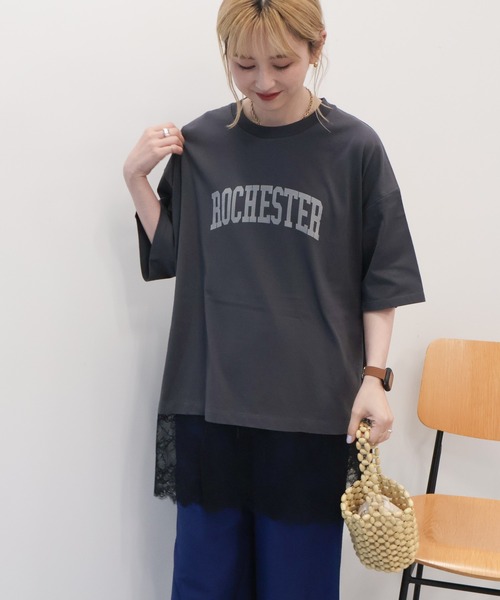 AMERICAN HOLIC（アメリカンホリック） tシャツ 半袖 カレッジロゴ