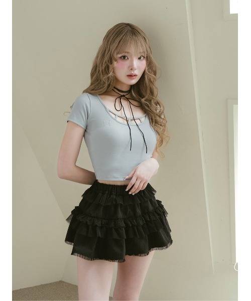 「Darich」 キュロット FREE ホワイト レディース_画像4