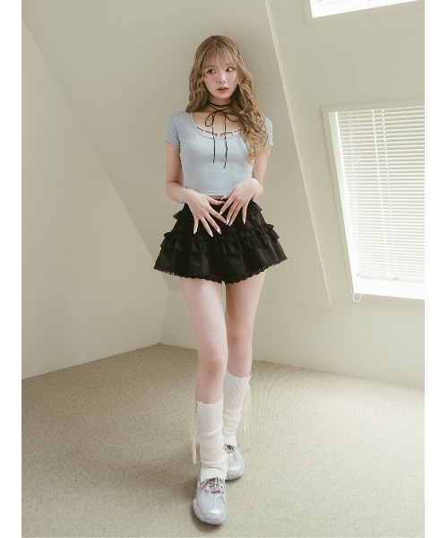 「Darich」 キュロット FREE ホワイト レディース_画像5