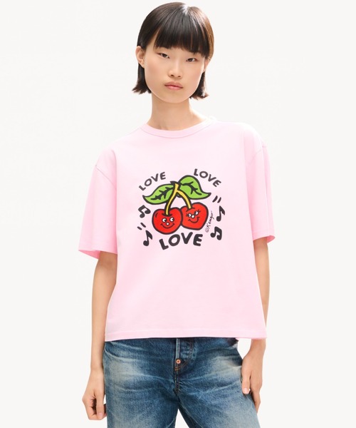 KENZO（ケンゾー） tシャツ 半袖 GOTS KENZO LOVES LOOSE T-SHIRT