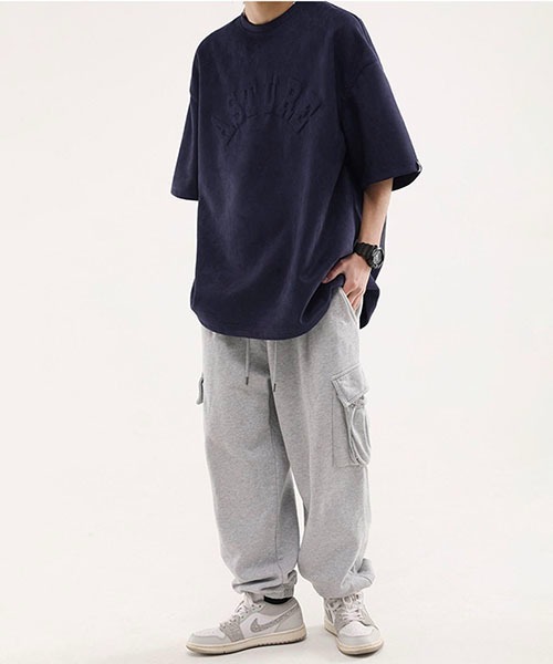 「WESTBOY」 7分袖Tシャツ L ブラウン メンズ_画像4