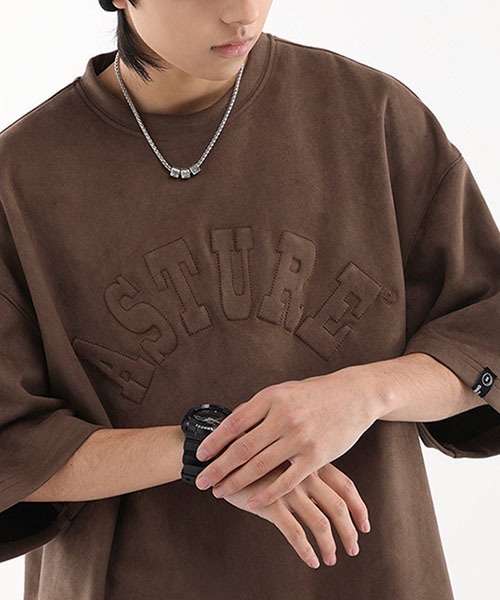 「WESTBOY」 7分袖Tシャツ L ブラウン メンズ_画像8