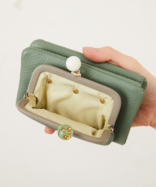 ear PAPILLONNER（イア パピヨネ） 財布 「WEB限定」牛革がま口折り