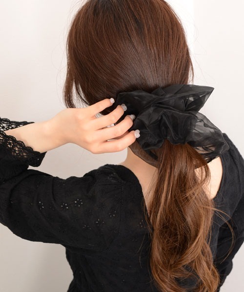 ♡シュシュ新品未使用♡8個 オーガンジーBIGシュシュ（シュシュ）｜mystic（ミスティック
