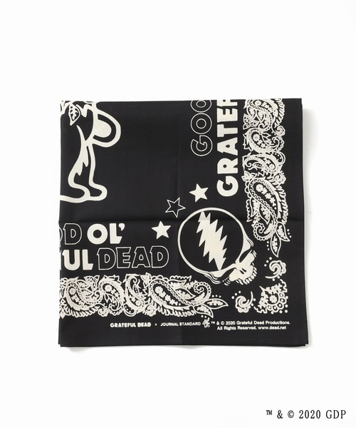 Grateful Dead（グレイトフル・デッド） スカーフ バンダナ 「GRATEFUL