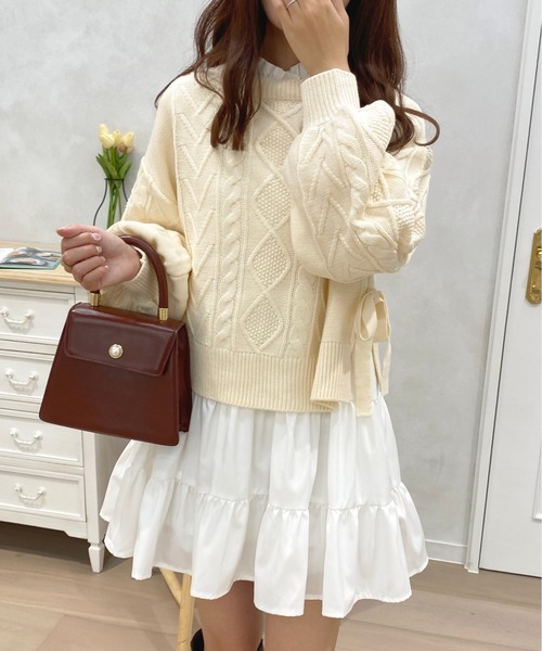 ニット サイドリボンケーブルニット【ZOZOTOWN限定アイテム】 60529720ZOZOTOWN Yahoo!店 通販