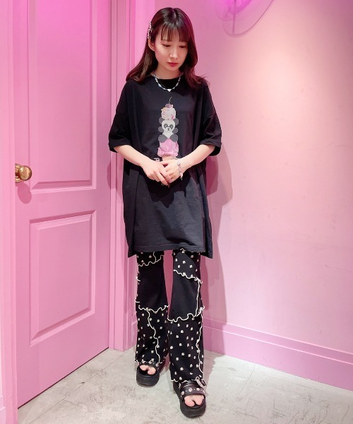 パンツ FLOWER WAFFLE pants Candy Stripper パンツ TINY FLOWER WAFFLE : ZOZOTOWN Yahoo!店