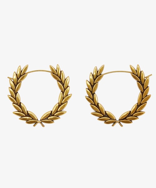 国内配送★FRED PERRY★ローレルリース ピアス ギフトにも◎ FRED PERRY ピアス Laurel Wreath Earrings／ローレルリース