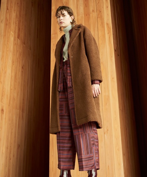 BAYFLOW（ベイフロー） レディース コート チェスターコート ボア