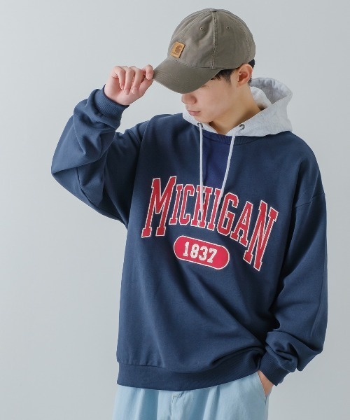 パーカー フーディ M~XL プルオーバー フェイクレイヤード 楽天市場】【SALE／50%OFF】(M)フェイクレイヤードフーディ niko