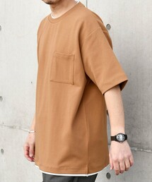 tシャツ SHIPS any: 「吸水・速乾・ストレッチ」 フェイク レイヤード Tシャツ 24SS メンズ｜ZOZOTOWN Yahoo!店