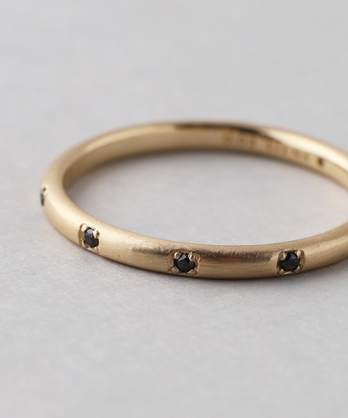 SIENA ROSE（シエナロゼ） 指輪 リング ブラックダイヤステーション