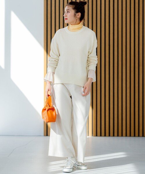 組曲（KUMIKYOKU） ニット セーター カシミヤブレンドバルキープル