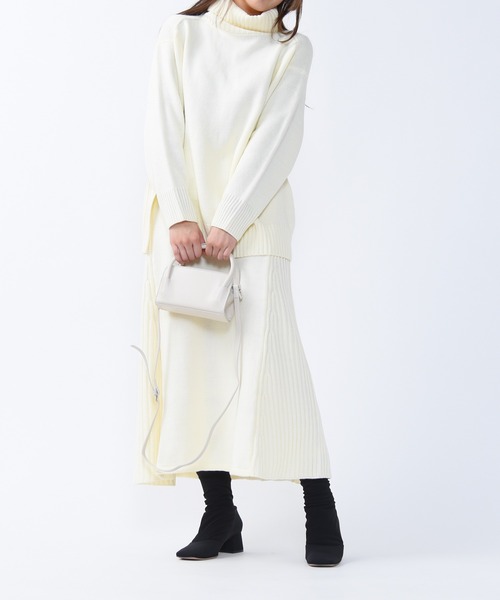 folka.（フォルカ） ニット セーター Z-2-SP 8E34 プルオーバー フレア