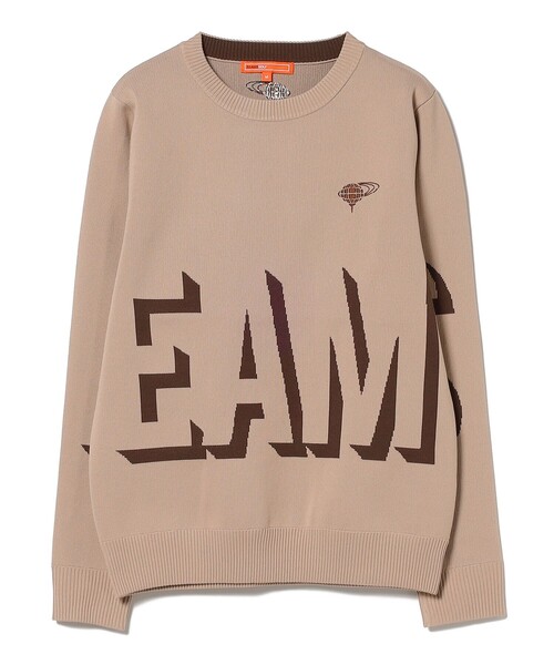 ニット 〈WOMEN〉BEAMS GOLF ORANGE LABEL / ビッグ シャドーロゴ ニット ニット 〈WOMEN〉BEAMS GOLF ORANGE LABEL ビッグ シャドーロゴ BEAMS