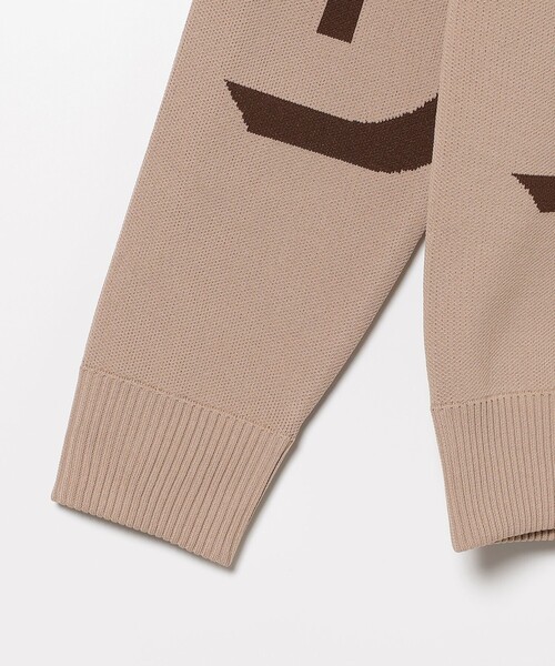 ニット 〈WOMEN〉BEAMS GOLF ORANGE LABEL / ビッグ シャドーロゴ ニット ニット 〈WOMEN〉BEAMS GOLF ORANGE LABEL ビッグ シャドーロゴ BEAMS