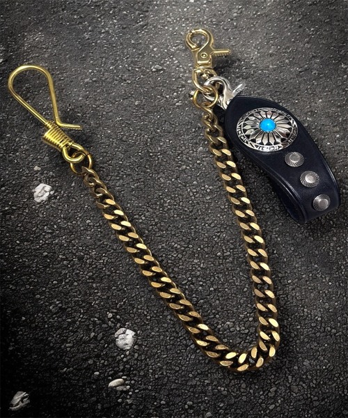 wallet chain ウォレットチェーン 真鍮　アンティーク加工済 Amazon.co.jp: バレル加工済み 真鍮 ブラス ウォレットチェーン