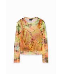 Desigual tシャツ 「Desigual×Collina Strada」タイダイ