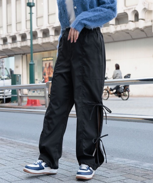 3.3 FIELD TRIP ワイドパンツ パンツ 3.3 Field Trip／サイドリボン