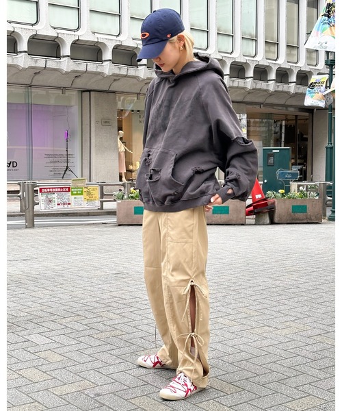 3.3 FIELD TRIP ワイドパンツ パンツ 3.3 Field Trip／サイドリボン