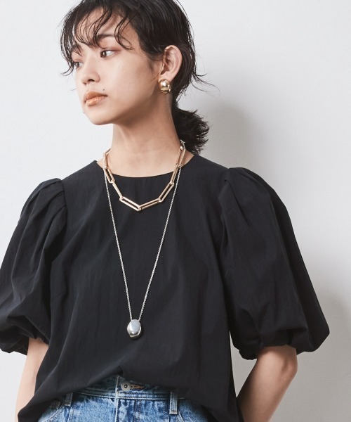 CHIC STYLE ブラウス シャツ 「大きいサイズ」ボリューム