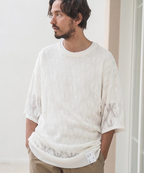 ニット/セーター Mediam Back open kint pullover Men – Skapie