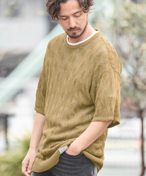 CAMBIO（カンビオ） セーター ニット mn2937-Cool Touch Openwork