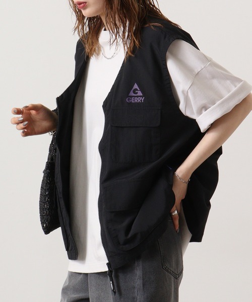 GERRY ベスト ジレ ナイロンタフタ フィッシング メンズ