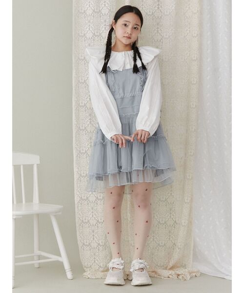 merry jenny（メリージェニー） ブラウス シャツ バルーンカラー