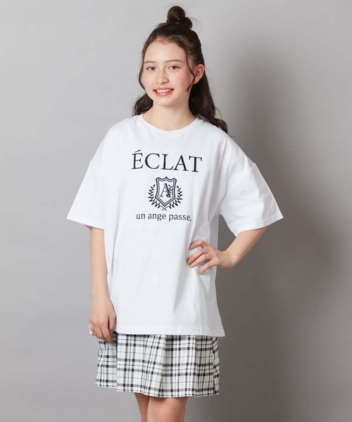 a.v.v（アー・ヴェ・ヴェ） tシャツ 「120-130」エンブレム刺繍 