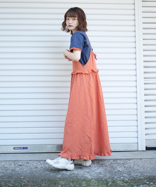 ワンピース 「eLur」フリルキャミワンピース レディース : 83277720 