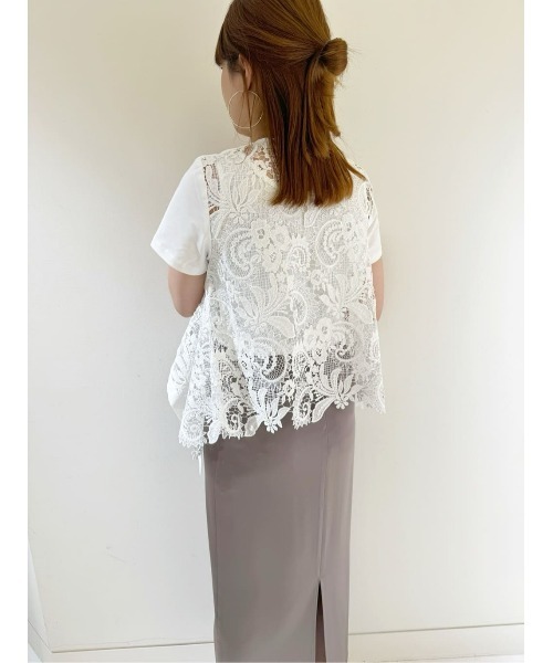 LOULOU WILLOUGHBY tシャツ Tシャツ 「LOULOU WILLOUGHBY」レース 