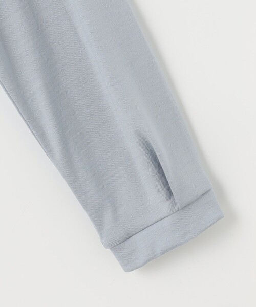 tシャツ ウォッシャブルウール タック ドットレース カットソー
