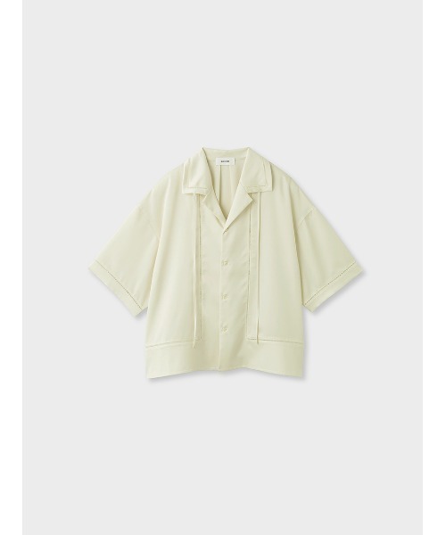 最終値下げ　MIESROHE サテンハーフスリーブシャツ サテンハーフスリーブブラウス（Tシャツ/カットソー）｜MIESROHE