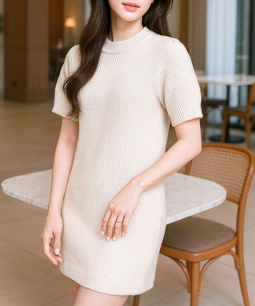 Julia Boutique（ジュリアブティック） ワンピース ハイネック半袖