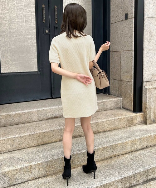 Julia Boutique（ジュリアブティック） ワンピース ハイネック半袖