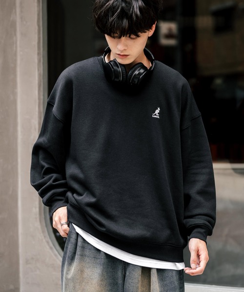 新品タグ付き　ボンポワン　裏起毛トレーナー SizeMAX】ecko unltd. 裏起毛ワンポイントトレーナー【AOKI公式