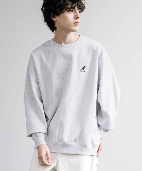 KANGOL SPORT  スウェット　トレーナー　ロゴ刺繍　ゆるダボ　古着 KANGOL トレーナー スウェット 新色追加 カンゴール 別注コラボ