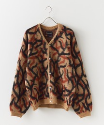 トップス TOWNCRAFT SHAGGY JACQUARD CARDIGAN TOWNCRAFT / タウンクラフト】Shaggy Jacquard Cardigan