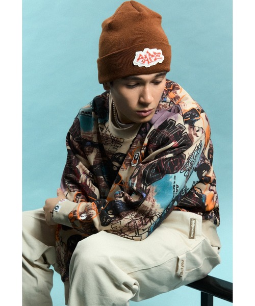 AAPE BY A BATHING APE トレーナー スウェット ALLOVER PHOTO PRINT 