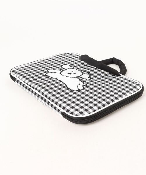 【レア美品】Simone camille iPadケース ポーチ レオパード タブレットケース 「 ammy. / エイミードット 」 ギンガムチェック