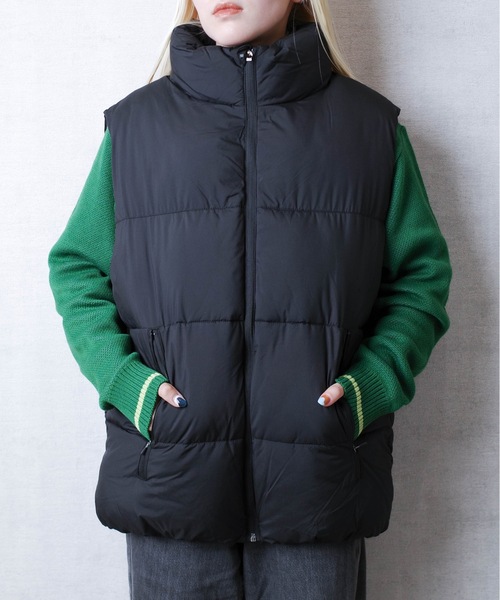 ダウンベスト ベスト IO Select / マイクロポリ中綿ベスト レディース