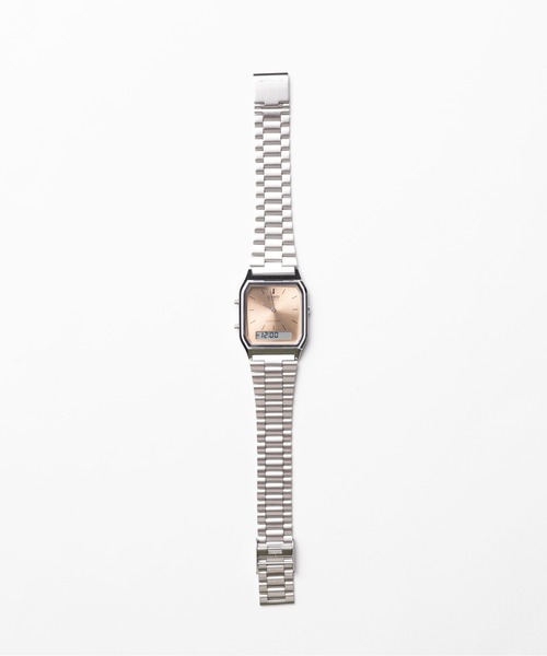 CASIO（カシオ） 腕時計 ”アナデジ メタル メタリックカラー メンズ