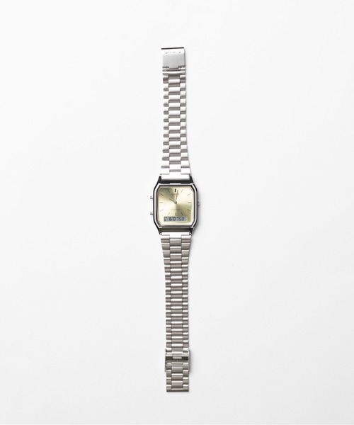 CASIO（カシオ） 腕時計 ”アナデジ メタル メタリックカラー メンズ