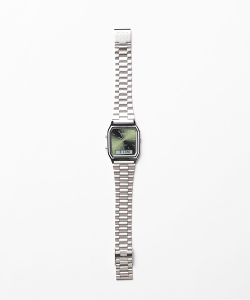 CASIO（カシオ） 腕時計 ”アナデジ メタル メタリックカラー メンズ