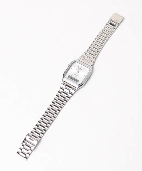 CASIO（カシオ） チープカシオ 腕時計 ”アナデジ メタル メタリック