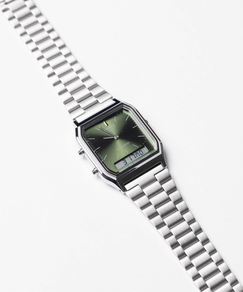 CASIO カシオ FUTURISTメタルデジアナ ビンテージ CASIO（カシオ） 腕時計 ”アナデジ メタル メタリックカラー メンズ